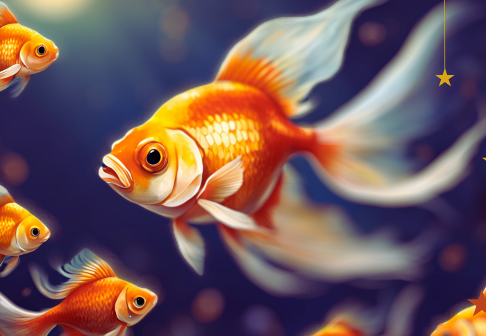 12星座と金魚のイメージ